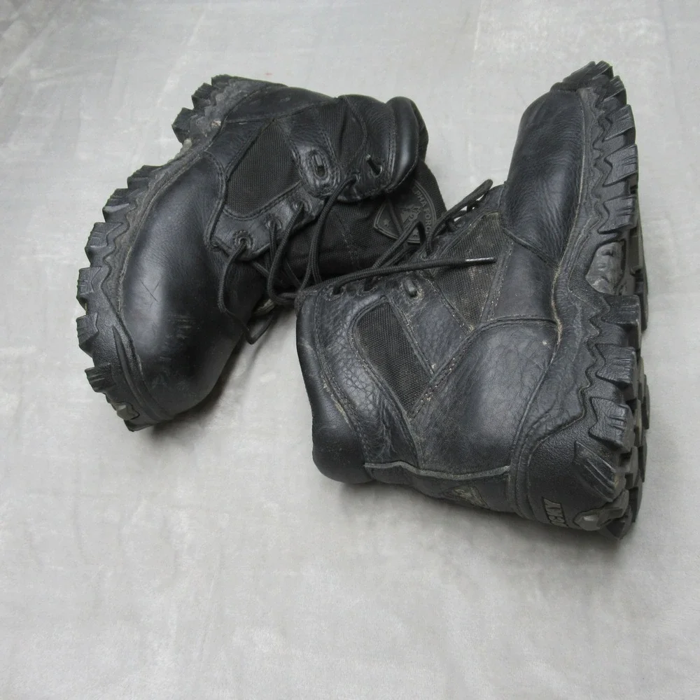Rocky Mens 9M Boots‎ Black Leather Waterproof R6004 6